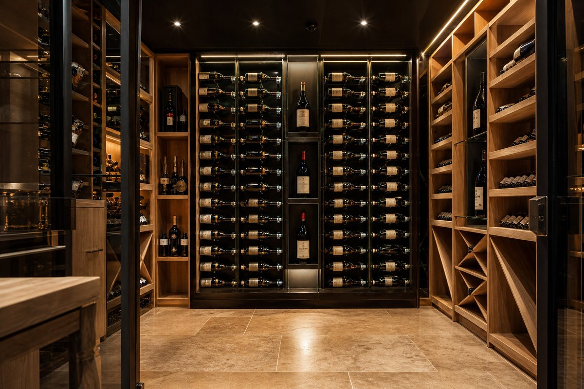 Réalisation de cave à vin sur mesure signée Caveonis